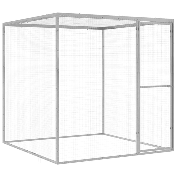 Galvanoitu kissahäkki Aliyah 1,5x1,5x1,5 m (teräs)