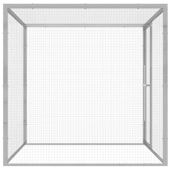 Galvanoitu kissahäkki Aliyah 1,5x1,5x1,5 m (teräs)