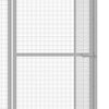 Galvanoitu kissahäkki Aliyah 3x1,5x1,5 m (teräs)