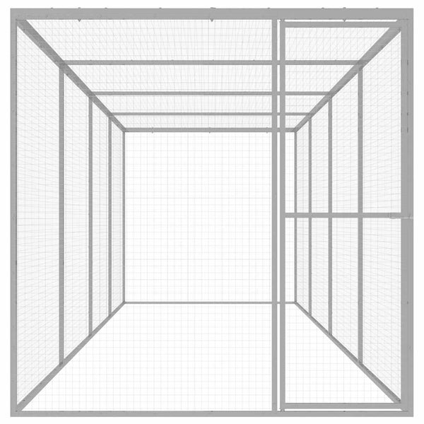 Galvanoitu kissahäkki Aliyah 6x1,5x1,5 m (teräs)