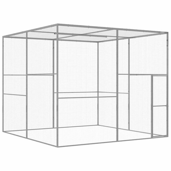 Galvanoitu kissahäkki Aliyah 3x3x2,5 m (teräs)