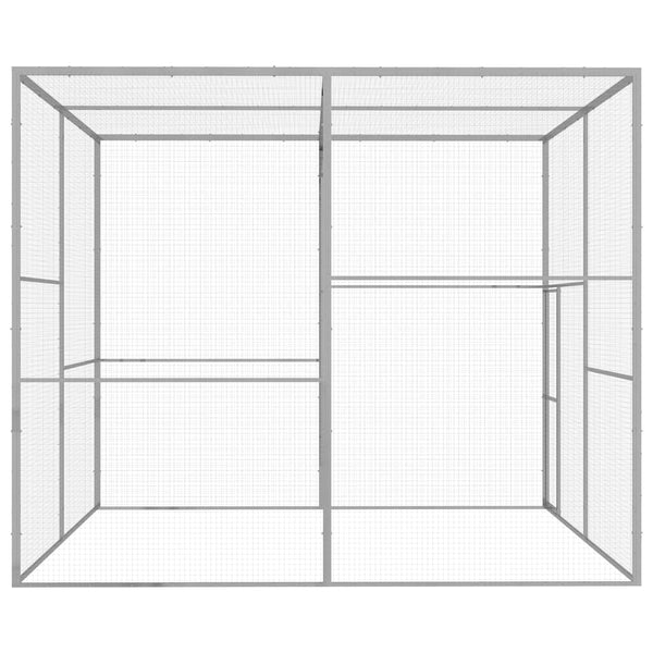 Galvanoitu kissahäkki Aliyah 3x3x2,5 m (teräs)