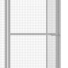 Galvanoitu kissahäkki Aliyah 3x3x2,5 m (teräs)