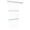 Liukuovi soft-stopeilla ESG-lasi ja alumiini 90x205 cm