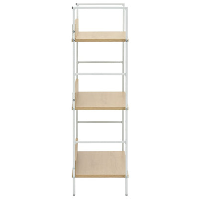 3-tasoinen kirjahylly tammi 60x27,6x90,5 cm tekninen puu