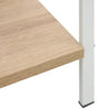 3-tasoinen kirjahylly tammi 60x27,6x90,5 cm tekninen puu