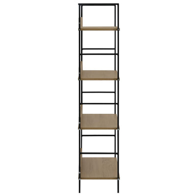 4-tasoinen kirjahylly tammi 60x27,6x124,5 cm tekninen puu