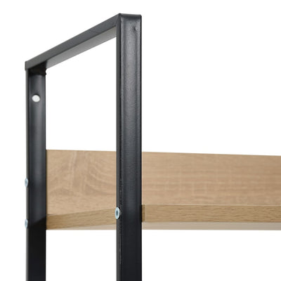 5-tasoinen kirjahylly tammi 60x27,6x158,5 cm tekninen puu