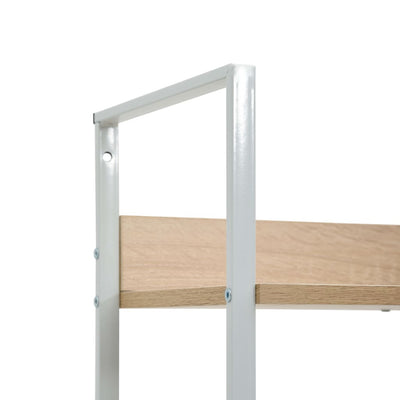 5-tasoinen kirjahylly tammi 60x27,6x158,5 cm tekninen puu