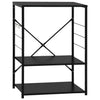 Musta mikroaaltouunikaappi Negruta 60x39,6x79,5cm (puinen)