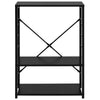 Musta mikroaaltouunikaappi Negruta 60x39,6x79,5cm (puinen)