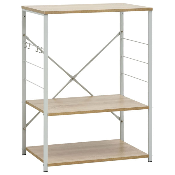Valk ja tammi mikroaaltouunikaappi Negruta 60x39,6x79,5cm (puinen)