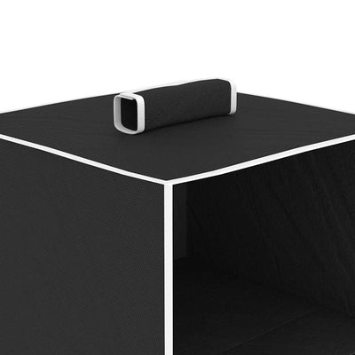 Roikkuva vaatekaapin säilytystila Eudocia (2 kpl 4 hyllyä kangas)