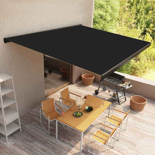 Moottoroitu kasettimarkiisi 300x250 cm antrasiitti