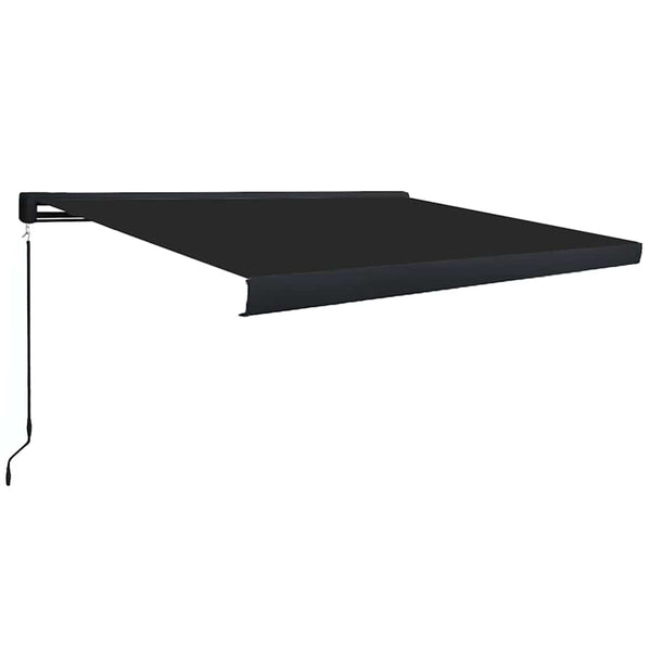 Manuaalinen kasettimarkiisi 400x300 cm antrasiitti