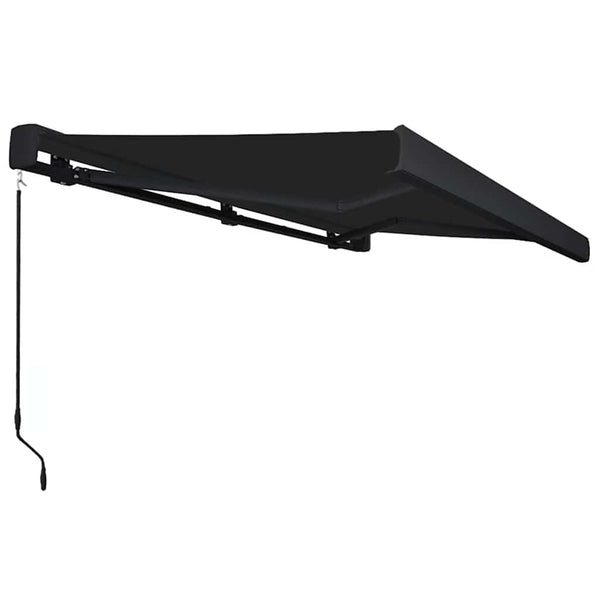 Manuaalinen kasettimarkiisi 400x300 cm antrasiitti