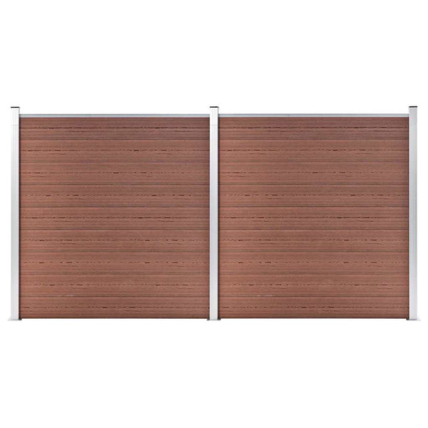 Puutarha-aita WPC 353x186 cm ruskea