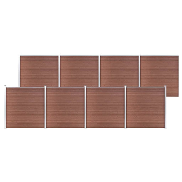 Puutarha-aita WPC 1391x186 cm ruskea