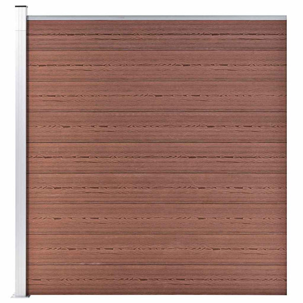 Puutarha-aita WPC 1564x186 cm ruskea