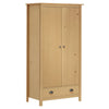 Kaksiovinen vaatekaappi hill Meitner 89x50x170cm (mänty)