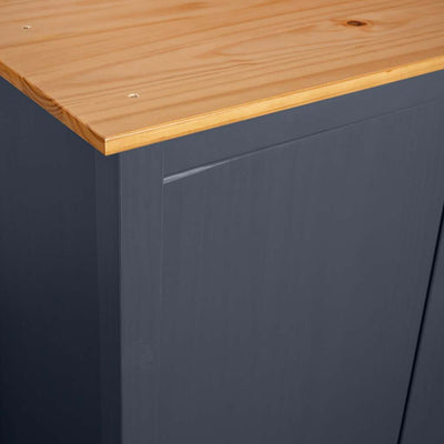 Harmaa vaatekaappi hill Meitner 89x50x170cm (mänty)