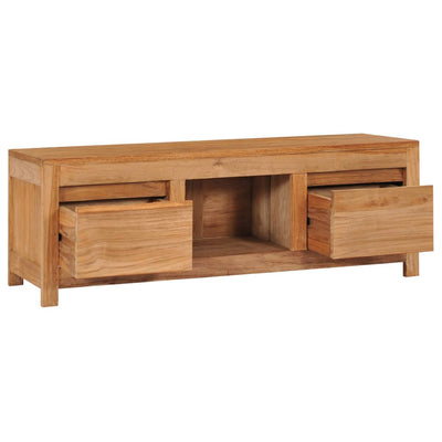 TV-taso 100x30x35 cm täysi tiikki