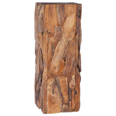 Sivupöytä 30x30x80 cm täysi tiikki