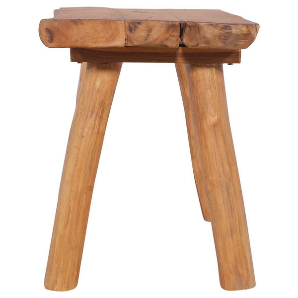 Puutarhapenkki 80 cm täysi tiikki