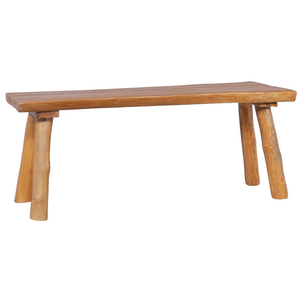 Puutarhapenkki 120 cm täysi tiikki