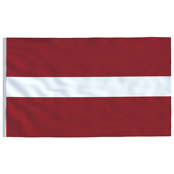 Latvian lippu ja tanko alumiini 6,2 m