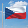 Tšekin lippu ja tanko alumiini 6,2 m