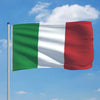 Italian lippu ja tanko alumiini 6 m