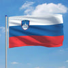 Slovenian lippu ja tanko alumiini 6 m