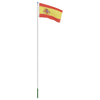 Espanjan lippu ja tanko alumiini 6 m