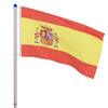 Espanjan lippu ja tanko alumiini 6 m