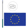 Euroopan lippu ja tanko alumiini 6 m