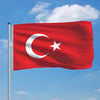 Turkin lippu ja tanko alumiini 6 m