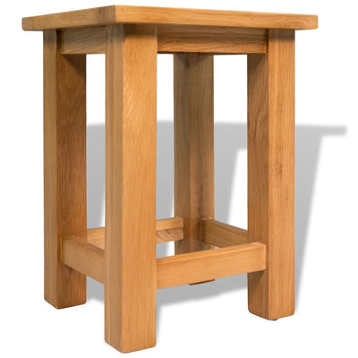 Päätypöydät 2 kpl 27x24x37 cm täysi tammi