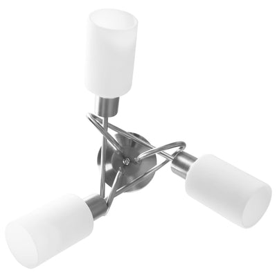 Kattovalaisin keraamisilla varjostimilla 3:lle E14 lampulle