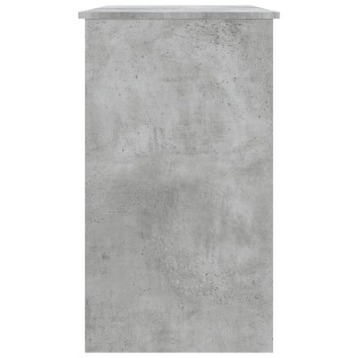 Työpöytä betoninharmaa 90x45x76 cm tekninen puu