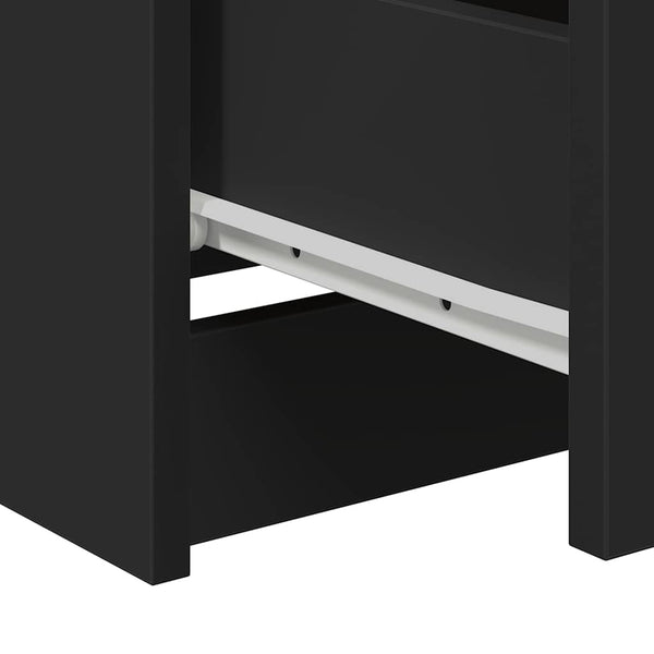 Senkki musta 60x35x76 cm tekninen puu