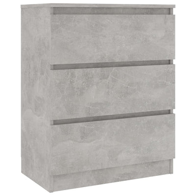 Senkki betoninharmaa 60x35x76 cm tekninen puu