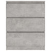 Senkki betoninharmaa 60x35x76 cm tekninen puu