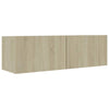 TV-taso Sonoma-tammi 100x30x30 cm tekninen puu