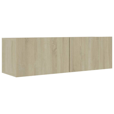 TV-taso Sonoma-tammi 100x30x30 cm tekninen puu