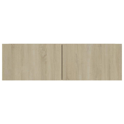 TV-taso Sonoma-tammi 100x30x30 cm tekninen puu