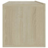 TV-taso Sonoma-tammi 100x30x30 cm tekninen puu