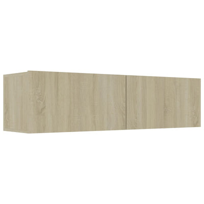 TV-taso Sonoma-tammi 120x30x30 cm tekninen puu