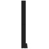 CD-hylly musta 102x16x177,5 cm tekninen puu