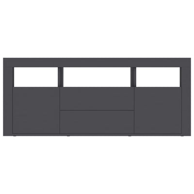 TV-taso harmaa 120x30x50 cm tekninen puu